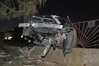 Kerítés állította meg a dunakeszi BMW-s ámokfutót