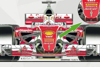 F1: Ilyen lesz az új Ferrari, cápauszonyt is kap