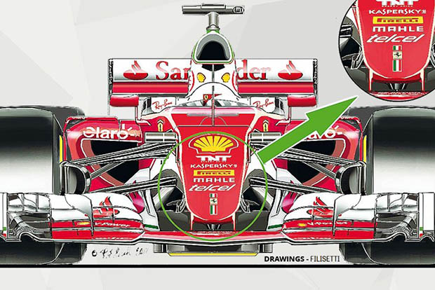 F1: Ilyen lesz az új Ferrari, cápauszonyt is kap