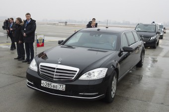 Itt vannak az első képek Putyin érkezéséről