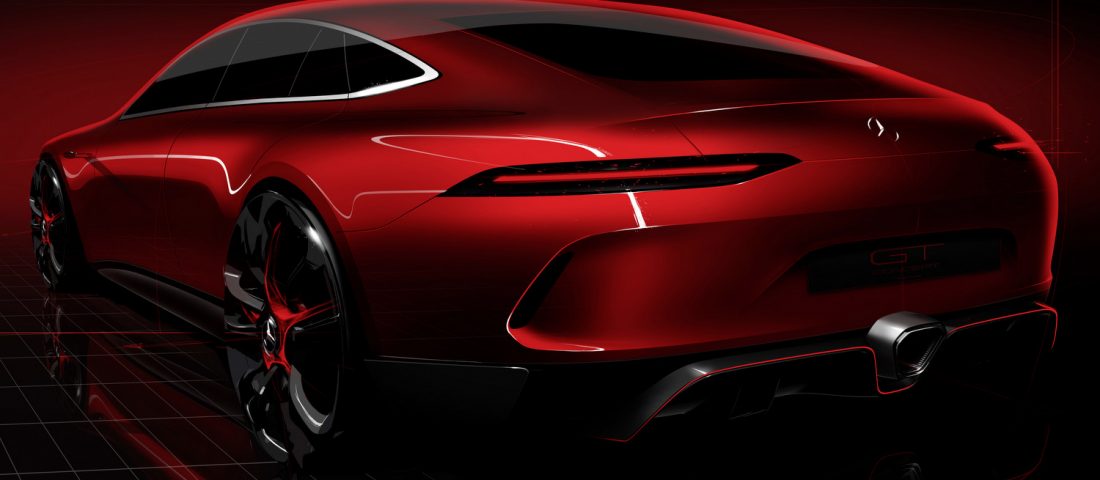Mercedes-AMG GT Concept: négyajtós sportkupé-tanulmánnyal kelt feszültséget a Mercedes