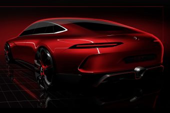 Mercedes-AMG GT Concept: négyajtós sportkupé-tanulmánnyal kelt feszültséget a Mercedes