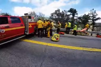 Fának repült a motoros, ez volt a szerencséje