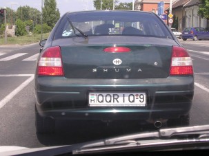Rendkívüli magyar rendszámot fotóztak