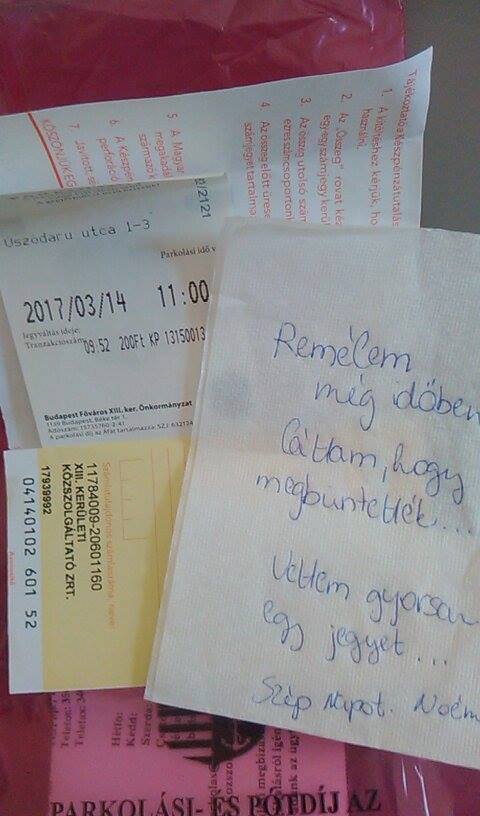 Léteznek még rendes emberek, ez a cetli bizonyítja 1 | Vezess 17308892_1352426358158109_6354025546087840414_n