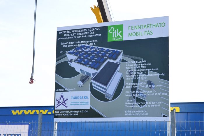 Magyar fejlesztésű elektromos buszok készülhetnek Debrecenben 2 Az ITK-csoport új oktatási és innovációs központjának látványterve. Fotó: Aranyi Péter