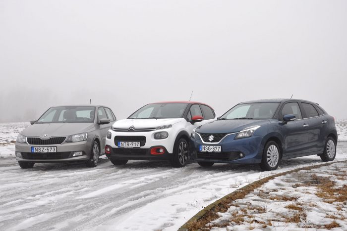 Teszt: Suzuki az olcsó Škoda és a vagány Citroën ellen 7 Sokkal jobban gyorsul a 90 lóerős és 900 kg körüli Baleno, mint a konkurensek