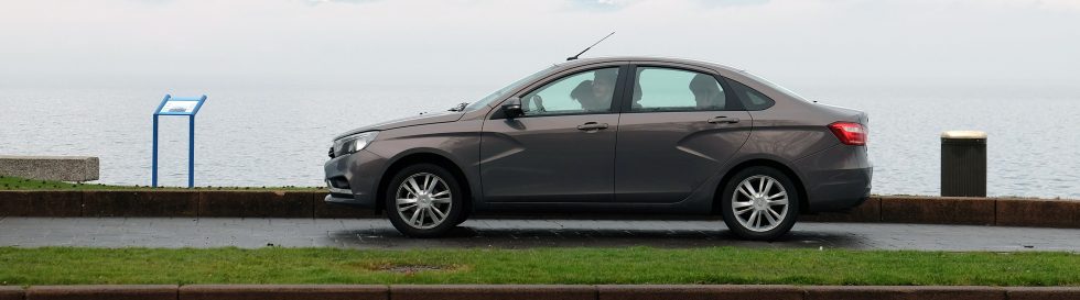 180 felett mentünk, 8,15 litert fogyasztottunk az új Ladával