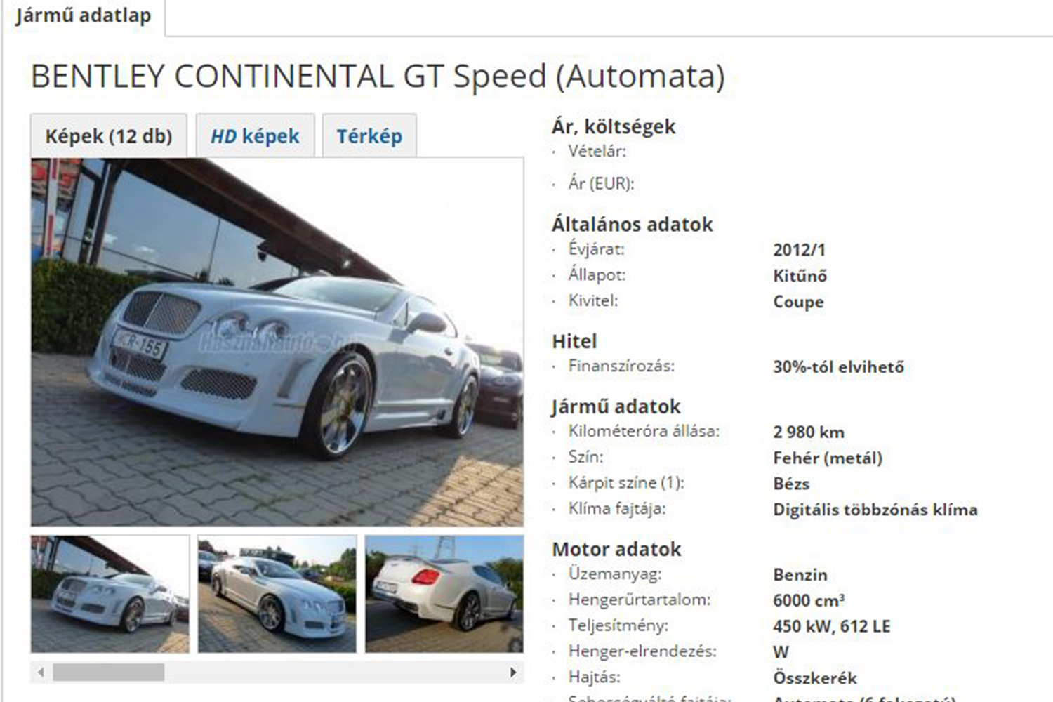 Magyarország legdrágább használt autói - Vezess