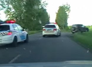 Filmbeillő üldözésben a magyar rendőrök