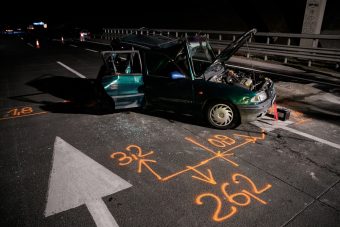 Fotókon az M0-áson történt halálos baleset