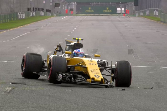 F1: Videón a szezon első autótörése