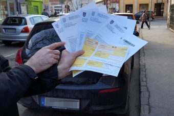 750 ezres bírsággal sokkoltak egy autóst