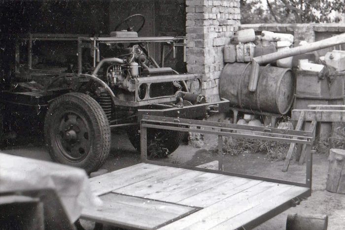 Unimog a tyúkolból 2 A fődarabok mind megmaradtak