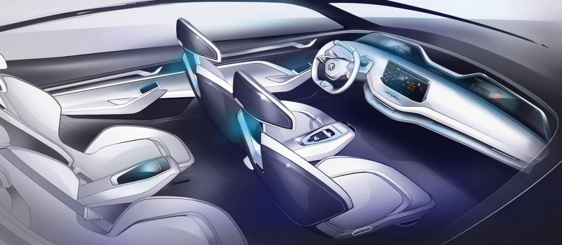 Ilyen modern Škoda-belsőt sem láttál még