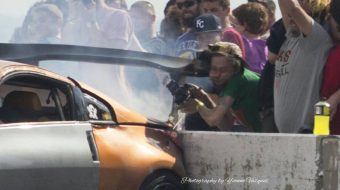 Így néz ki a srác, akit pofán vágott egy driftelő Nissan