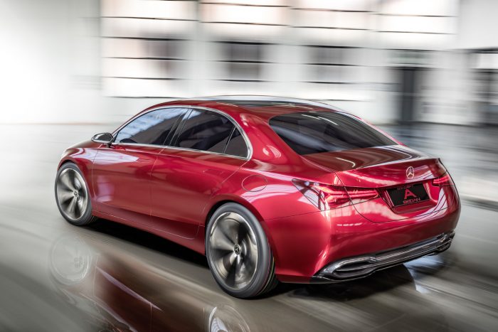 Új magyar Merci készül 6 | Vezess Mercedes-Benz Concept A Sedan, 2017 ; Mercedes-Benz Concept A Sedan, 2017;