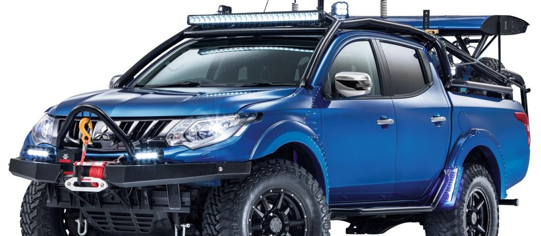 Barbár Mad Max-autó a Mitsubishitől