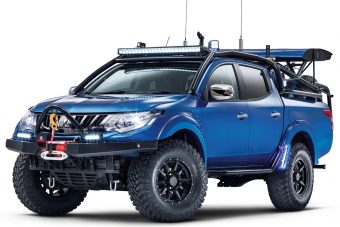 Barbár Mad Max-autó a Mitsubishitől