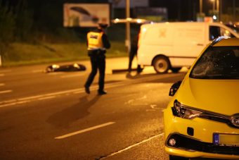 Taxi gázolt gyalogost Vecsésen