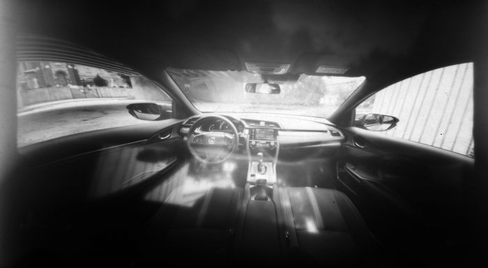 Azért ennél jóval csinosabb a Honda belseje. Lesznek majd igazi képek is