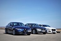 Mire megy az Alfa Giulia a 3-as BMW-vel és a Jaguar XE-vel? 173