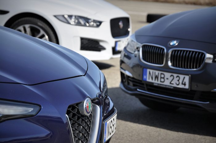 Mire megy az Alfa Giulia a 3-as BMW-vel és a Jaguar XE-vel? 1 Mire megy az Alfa Giulia a 3-as BMW-vel és a Jaguar XE-vel? 1