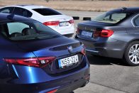 Mire megy az Alfa Giulia a 3-as BMW-vel és a Jaguar XE-vel? 175