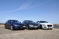 Mire megy az Alfa Giulia a 3-as BMW-vel és a Jaguar XE-vel? 192