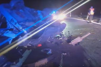 Kemény balesetet mesél el egy magyar kamionos, videóra vette az egészet