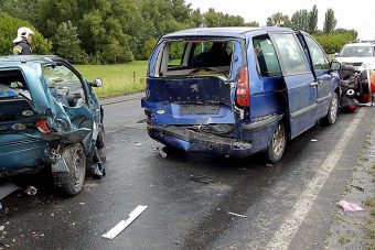 Három autó ütközött az M5-ösön
