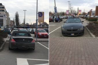 Itt egy csokor tuskó, akik nem tudják, hogyan kell parkolni
