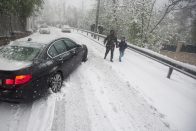 Fotókon a kaotikus, áprilisi budai hóhelyzet 14