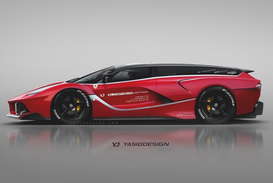 Mit szólnál ezekhez a szupersportautókhoz kombi formában? 1 ferrari-fxx-k-shooting-brake