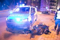 Elgázolta a rendőr a gyorshajtó motorost 8