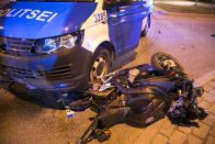 Elgázolta a rendőr a gyorshajtó motorost 10