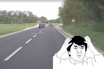 Egy hölgy a Balatonnál csúnyán benézte a körforgalmat