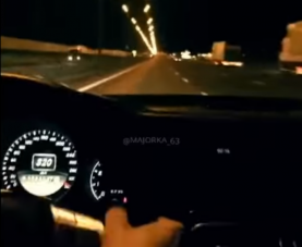320 km/órával zúzott egy Mercedes a körgyűrűn