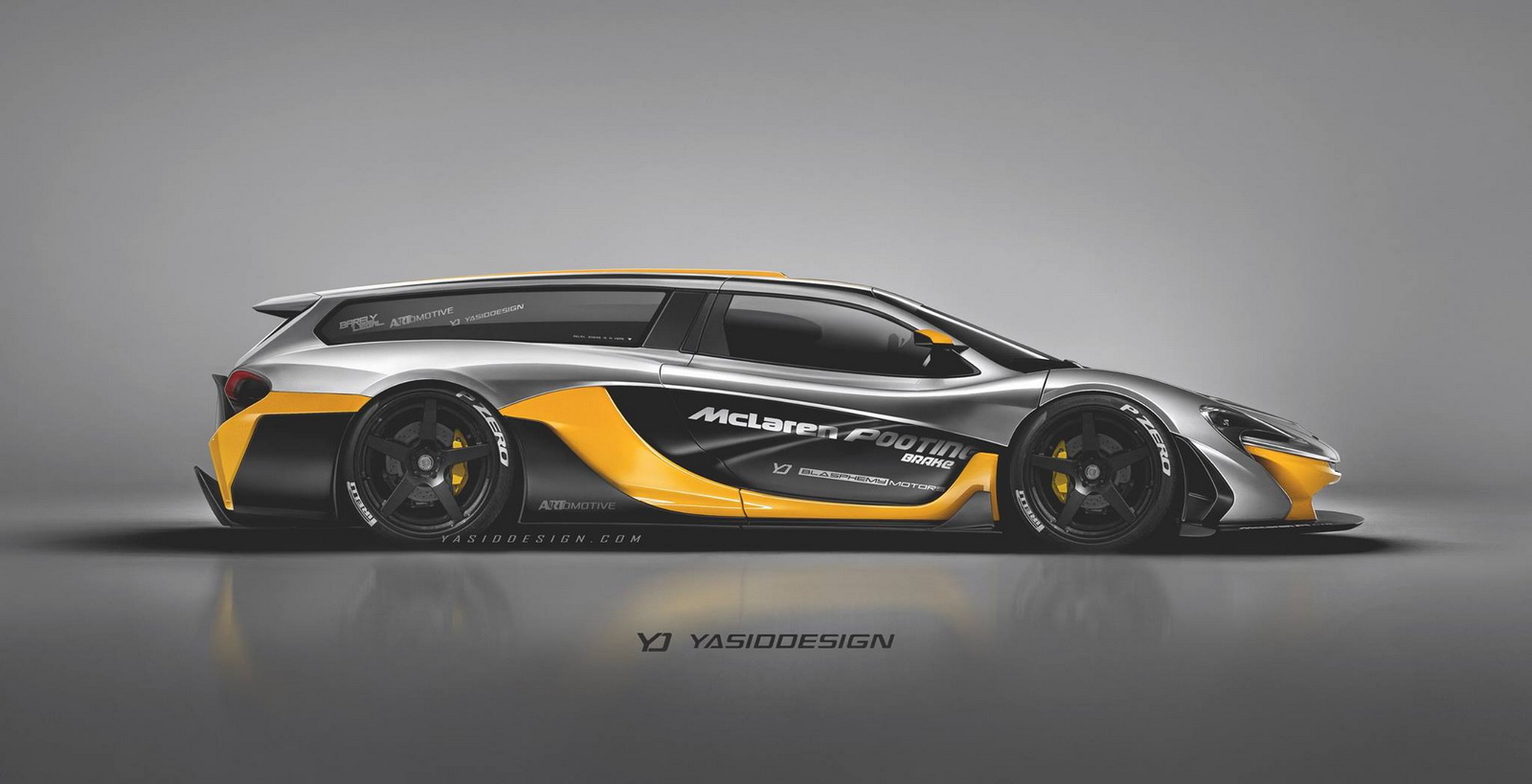 Mit szólnál ezekhez a szupersportautókhoz kombi formában? 2 mclaren-p1-gtr-shooting-brake