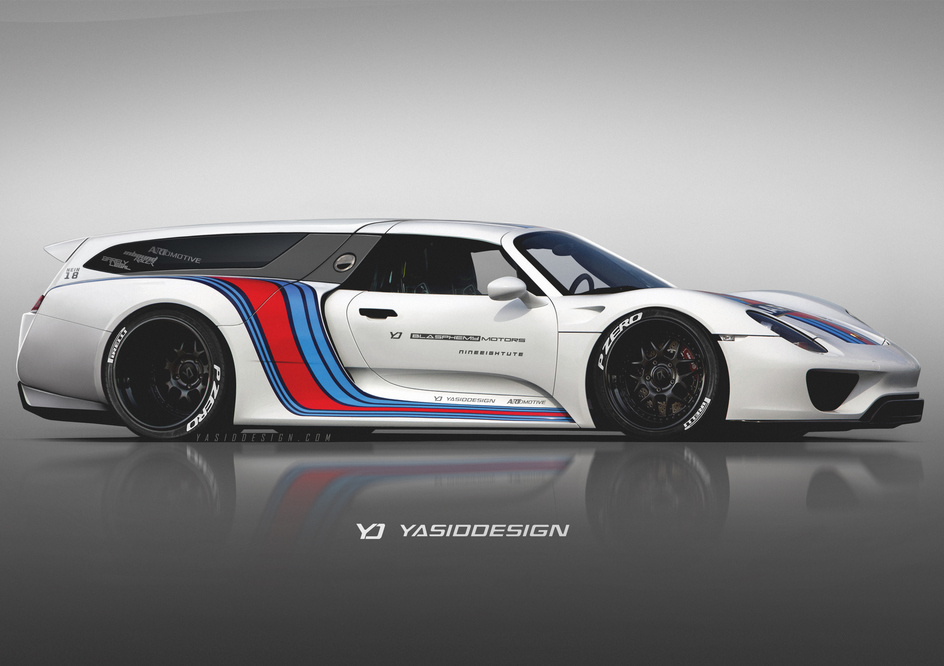 Mit szólnál ezekhez a szupersportautókhoz kombi formában? 3 porsche-918-shooting-brake