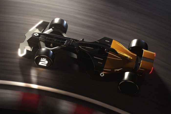 A hibrid összkerekes, online F1 versenyautóké a jövő 6 A kerekekbe beépített aktív LED-es kijelzők olyan információkat képesek megjeleníteni, mint az aktuális kör száma, a pilóta pillanatnyi helyezése, vagy az akkumulátorok töltöttségi foka.