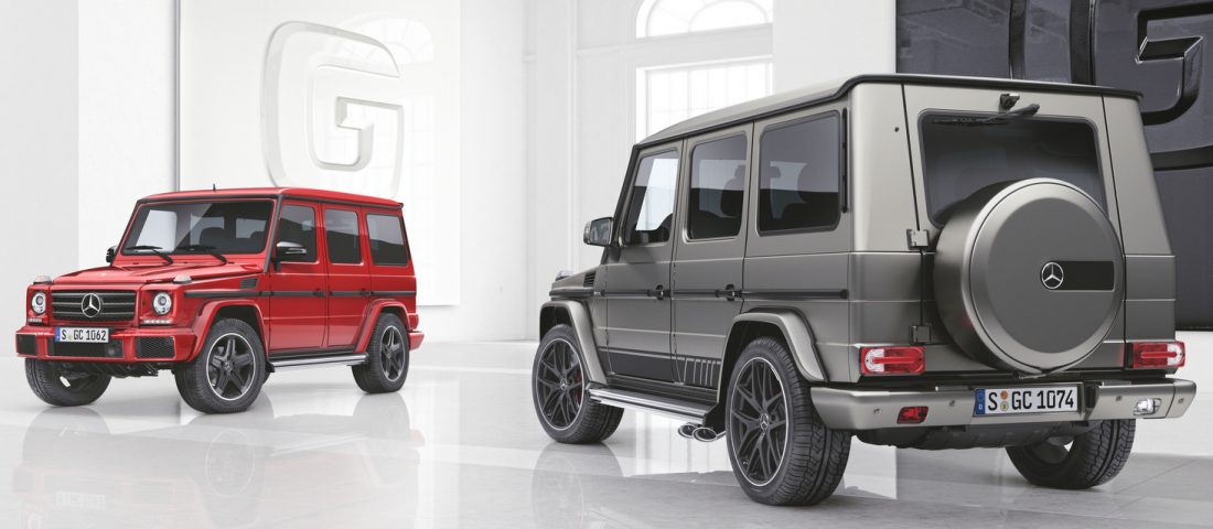 Egyedi kivitelekkel emlékezik a G-osztály