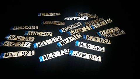 Viharban eltűnt rendszámok keresik gazdájukat 1