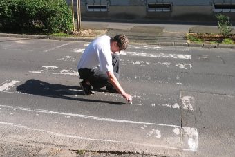 A láthatatlan zebra kevesebbet eszik, biztos ezért nem festik újra