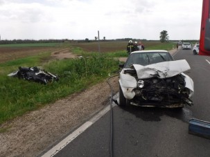 Fotókon a 6-oson történt motoros baleset