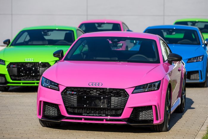 Cukorkaszínű, vad Audik készültek Győrben