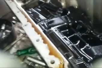 Durva meglepetésre bukkantak a leszerelt olajteknőben