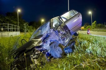 Képeken a 6-os út budapesti szakaszán történt baleset