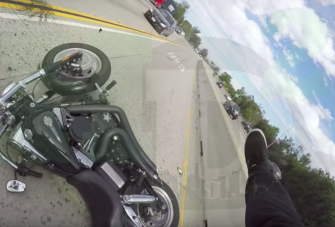 Videón az év autópályás balesete