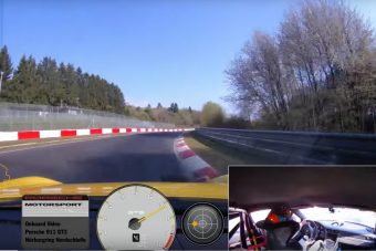 Ahogy ez a Porsche száguld a Zöld pokolban az maga a gyönyör